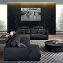 Cuadro Decorativo Motos en grupo por carretera