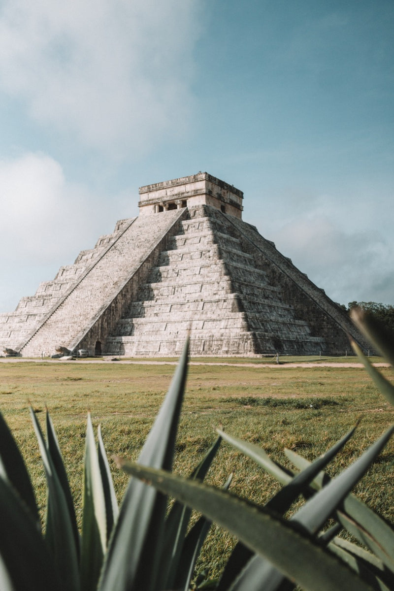 Cuadro Decorativo México Pirámide y agaves