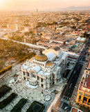 Cuadro Decorativo México, Palacio Bellas Artes vista aérea
