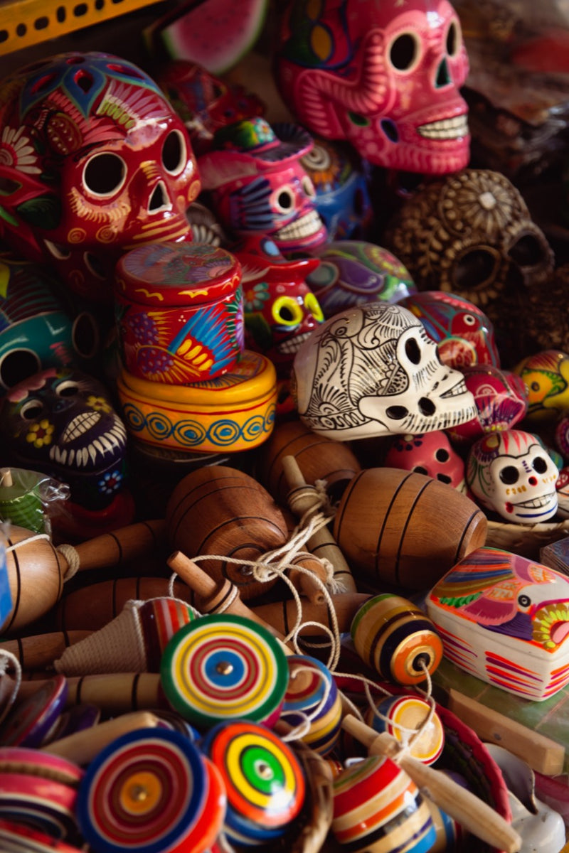 Cuadro Decorativo México calaveras día de muertos