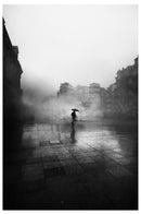 Cuadro Decorativo Blanco y negro, tarde lluviosa