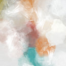 Cuadro Decorativo Abstracto, Naranja y Aqua