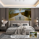 Cuadro Decorativo Ornamento Dorado Rolls Royce clásico