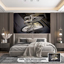 Decorativo Motor Lovers, ornamento Dorado carro clásico