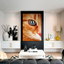 Cuadro Decorativo Gato Mirando