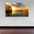 Cuadro Decorativo Paisaje, Atardecer en el río