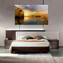 Cuadro Decorativo Paisaje, Atardecer en el río